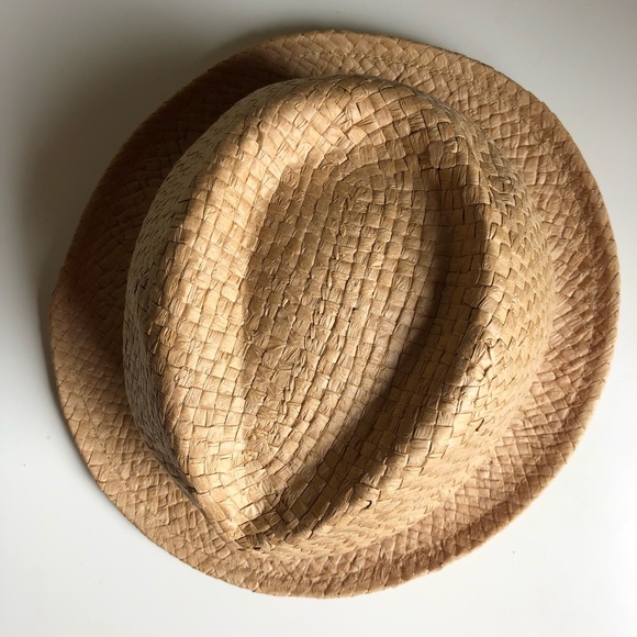 3/$30💚Smart Set tan paper straw fedora hat womens - Picture 5 of 9
